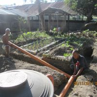 modular septic with underdrains 