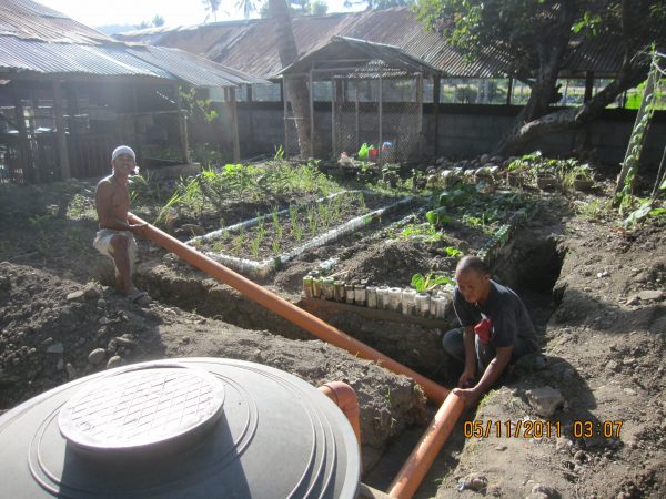 modular septic with underdrains