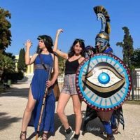 Ancient-Greek cosplay in Athens,GREECE….